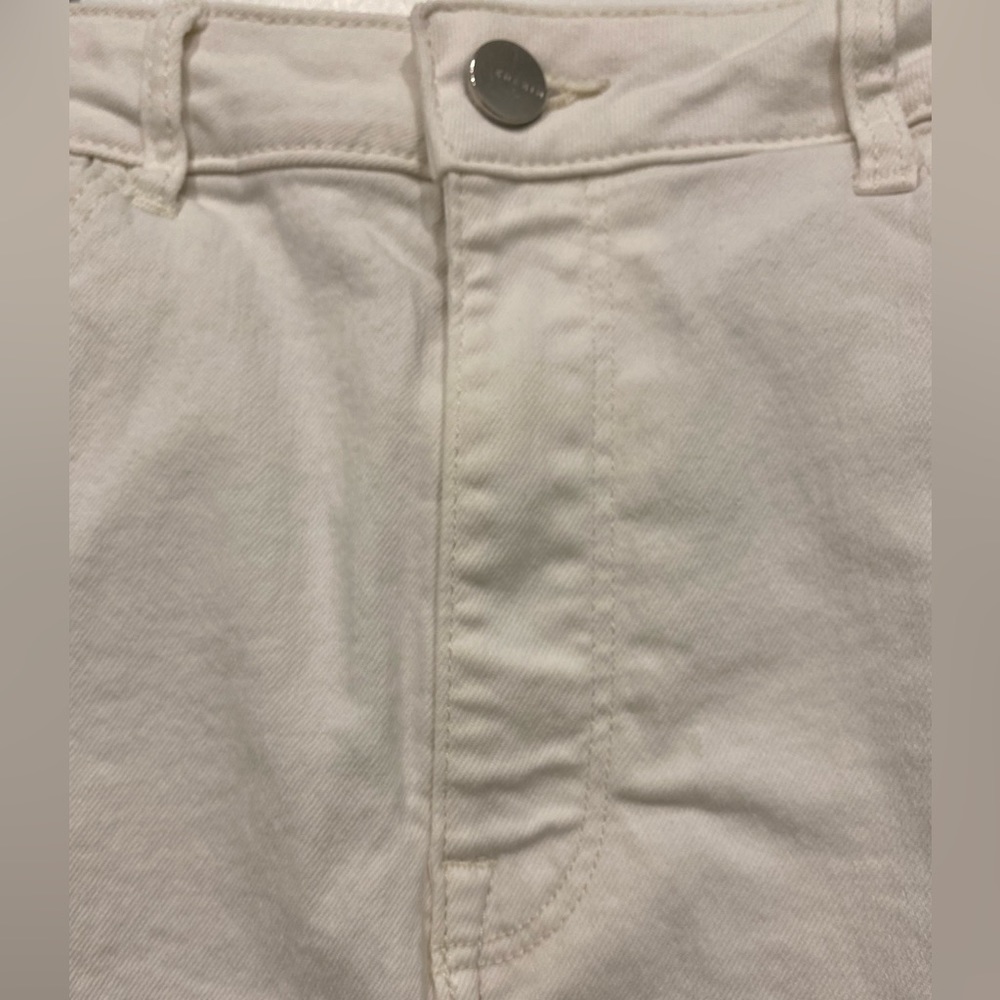H&M WHITE DENIM SKIRT - Picture 3 of 4